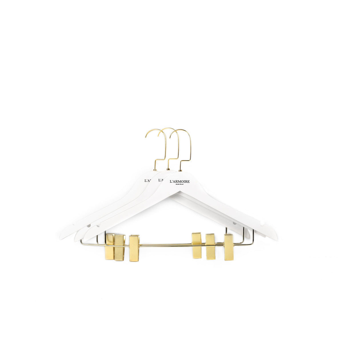 The Set Hanger Blanc Éclat
