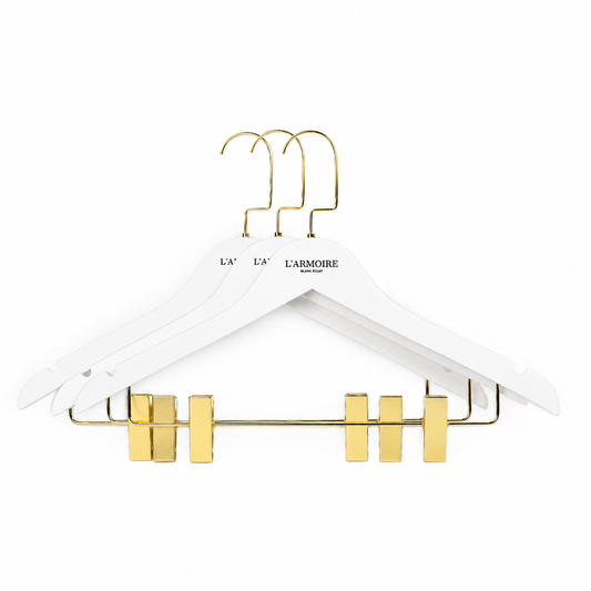 The Set Hanger Blanc Éclat